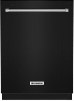 KitchenAid® 24" Black Top Control Built In Dishwasher