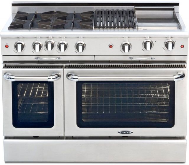 Capital Culinarian 48" Stainless Steel Free Standing Gas Range
