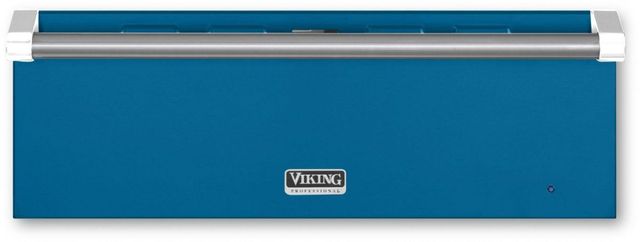 Viking® 5 Series 30" Alluvial Blue Professional Electric Warming Drawer 0