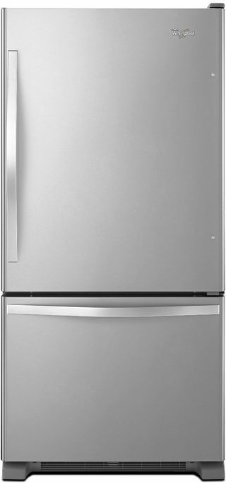 Whirlpool® Gold® 22.07 Cu. Ft. Bottom Freezer Refrigerator-Stainless Steel