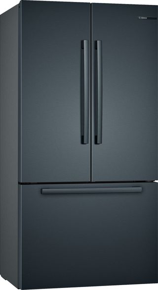 Bosch 800 Series 21.0 Cu. Ft. Black Stainless Steel French Door Bottom Freezer Refrigerator