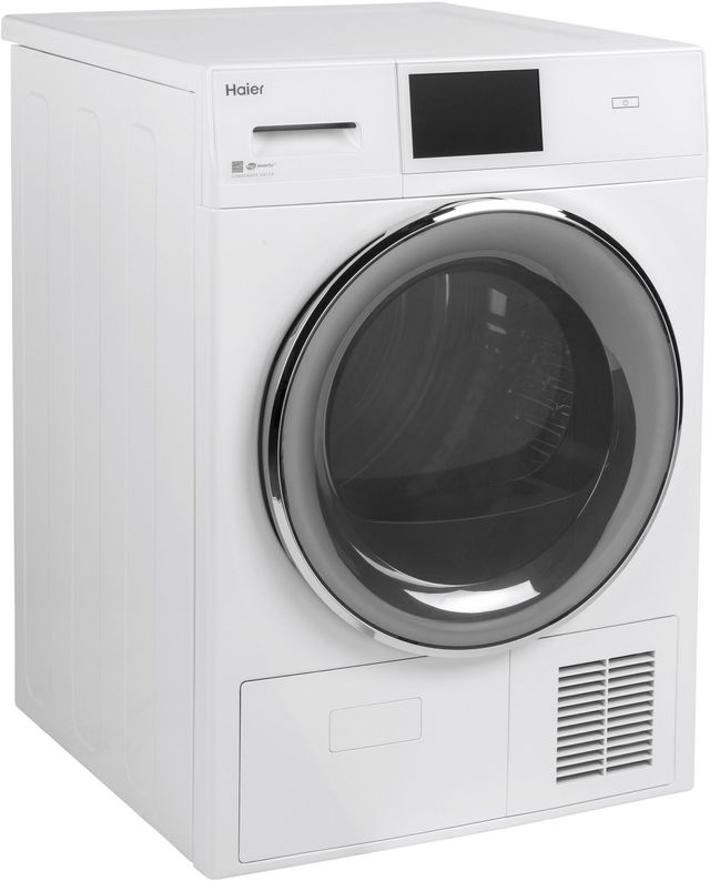 Haier 4.1 Cu. Ft. White Front Load Electric Dryer 5