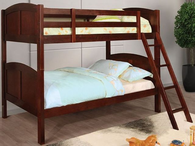 Furniture of America® Rexford Cherry Twin/Twin Bunk Bed