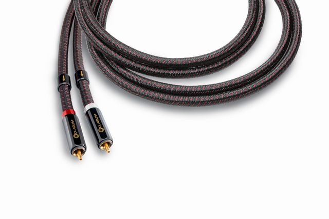 Clarus Crimson 1.5 Meter Single Ended Audio Cable (Pair) 1
