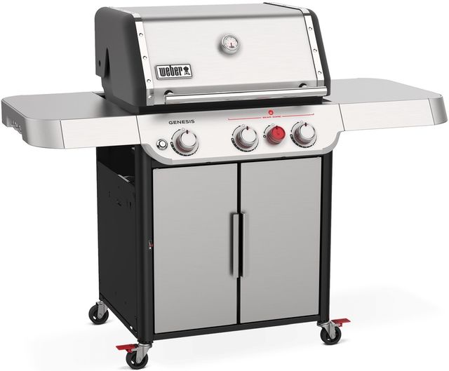 Weber® Genesis 62" Stainless Steel Freestanding Grill-1