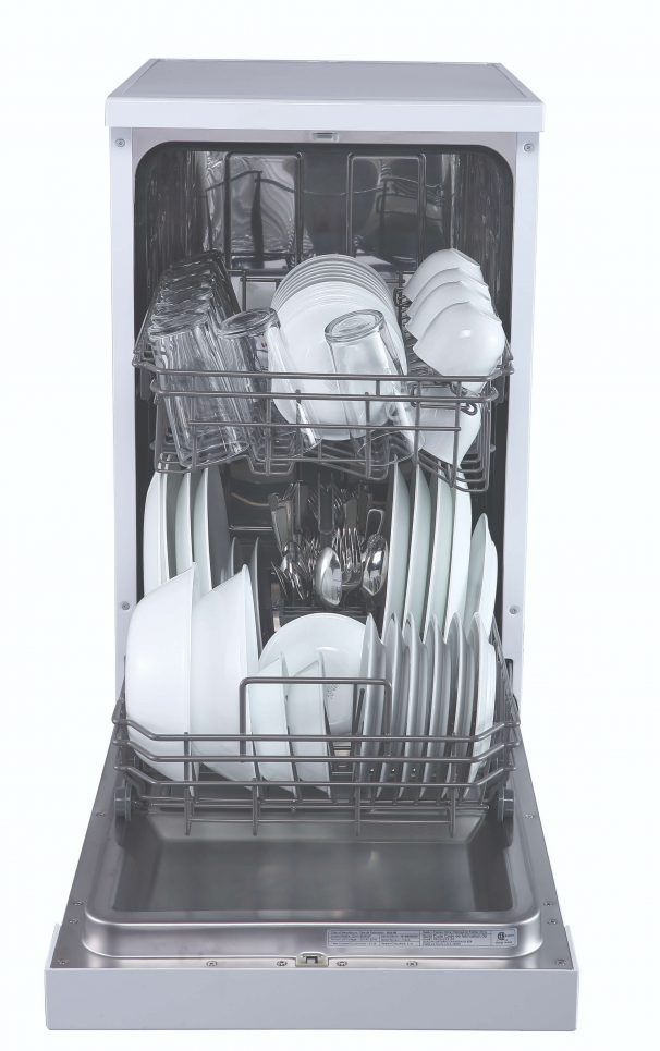 Danby® 18" White Portable Dishwasher 2