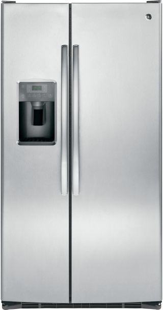 GE® 25.3 Cu. Ft. Stainless Steel Side-By-Side Refrigerator