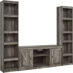 Signature Design by Ashley® Wynnlow 3-Piece Gray Entertainment Center