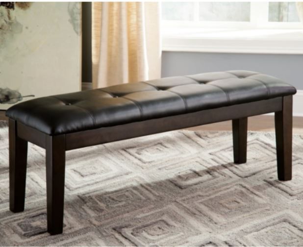 Signature Design by Ashley® Haddigan Dark Brown Large Upholstered Dining Room Bench-3