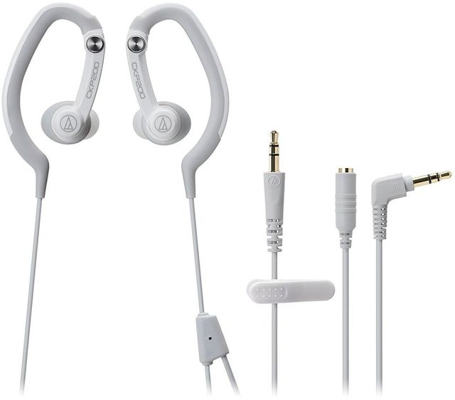 Audio-Technica® SonicSport White In-Ear Headphones