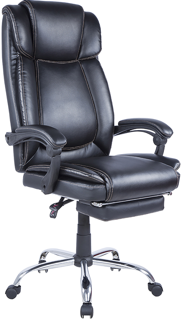 Chintaly Imports Computer Chair With Extendable Footrest