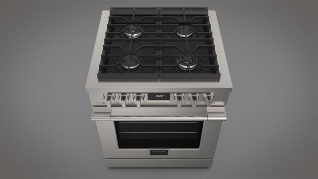 Fulgor Milano Accento 30" Stainless Steel Pro Style Dual Fuel Range 9