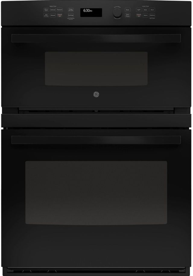 GE® 30" Black Combination Double Wall Oven