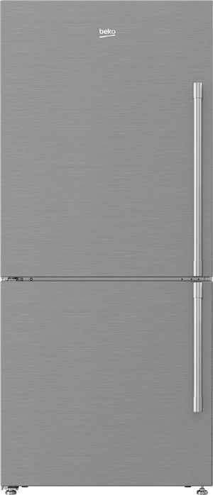 Beko 30 in. 16.2 Cu. Ft. Fingerprint Free Stainless Steel Freestanding Bottom Freezer Refrigerator