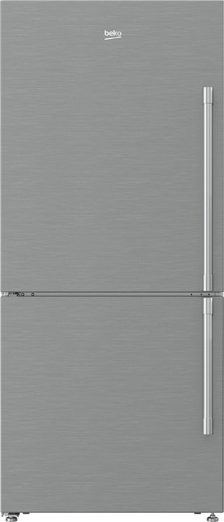 Beko 16.2 Cu. Ft. Fingerprint Free Stainless Steel Counter Depth Bottom Freezer Refrigerator