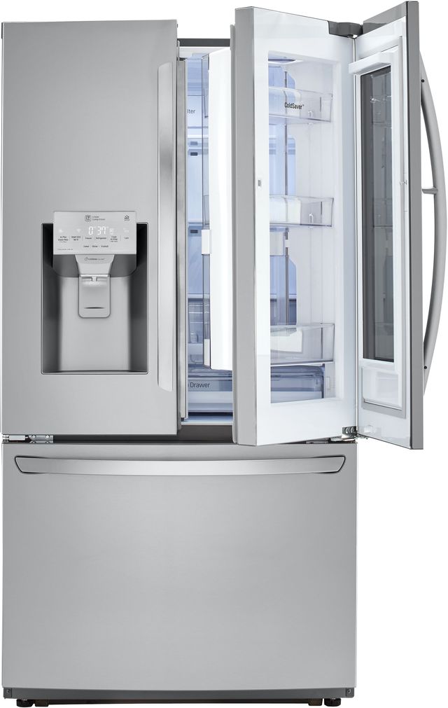LG 21.9 Cu. Ft. Stainless Steel Counter Depth French Door Refrigerator 4