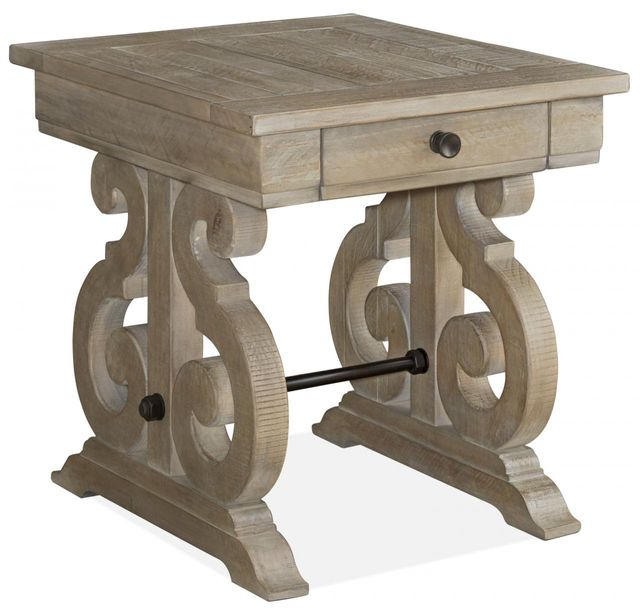Magnussen Home® Tinley Park Dovetail Grey End Table