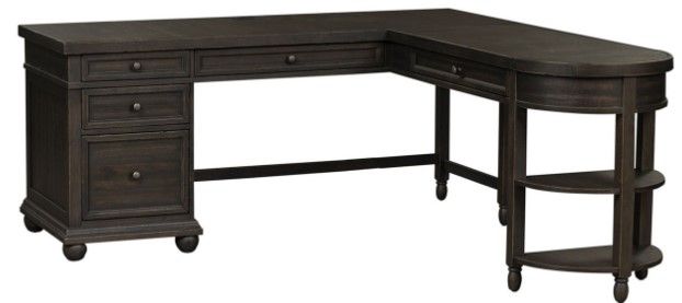 Liberty Furniture Harvest Home Black Desk-1