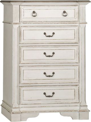 Liberty Furniture Abbey Park Antique White 5 Drawer Chest