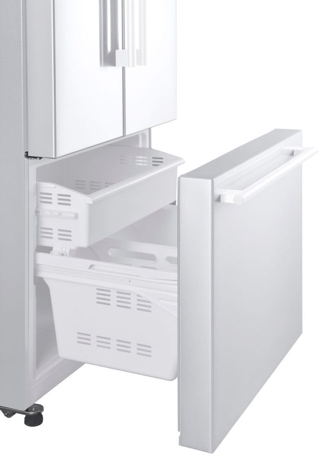 Galanz 16 Cu. Ft. White French Door Refrigerator 4