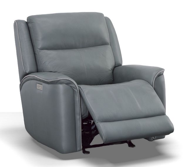 Hi-Rock Home Rainer Leather Power Glider Recliner | Miskelly Furniture