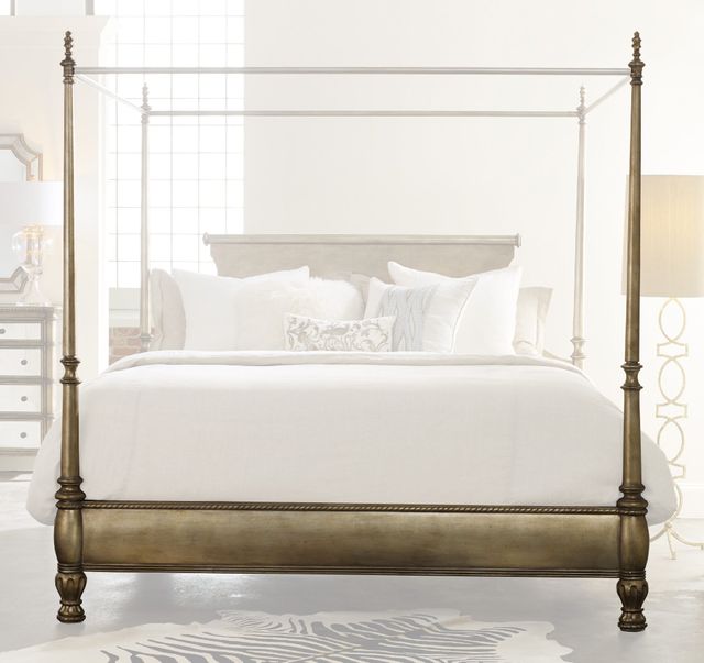 Hooker® Furniture Montage Gold King Canopy Bed-2
