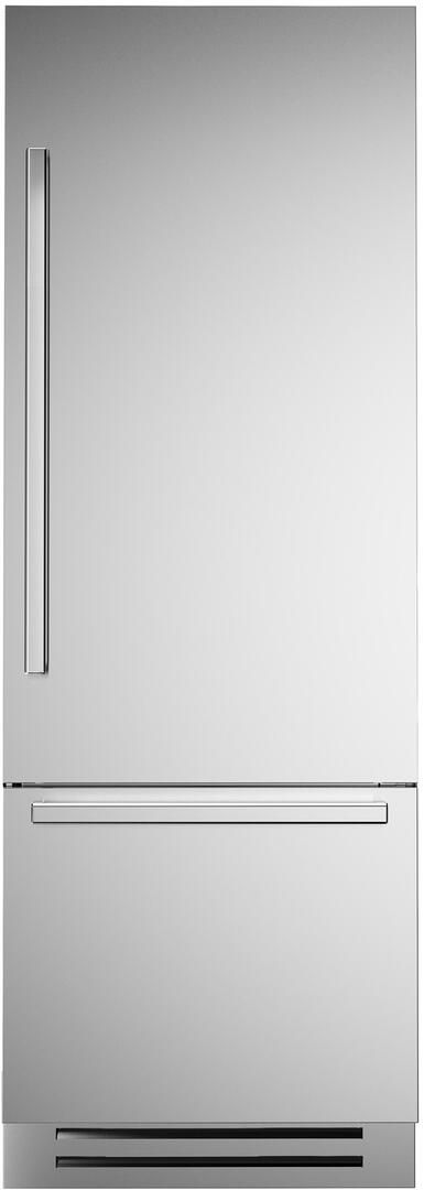 Bertazzoni 30 in. 15.5 Cu. Ft. Stainless Steel Counter Depth Bottom Freezer Refrigerator-0