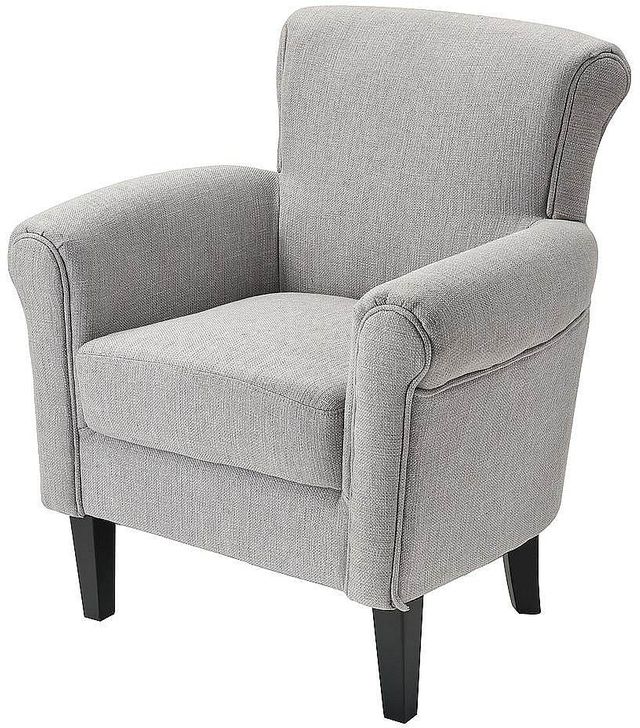 Stein World Mims Grey Linen With Back Legs Chair