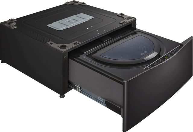 LG SideKick™ 29" Black Steel Laundry Pedestal Washer 4