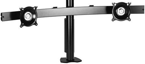 Chief® Black Widescreen Quad Monitor Desk Clamp Mount 1