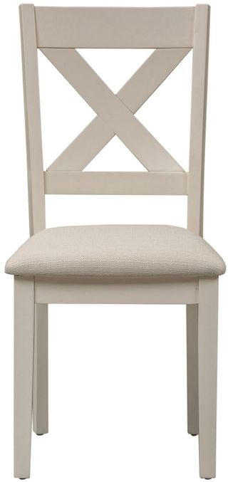Liberty Furniture Thornton Cream X Back Side Chair - Set of 2