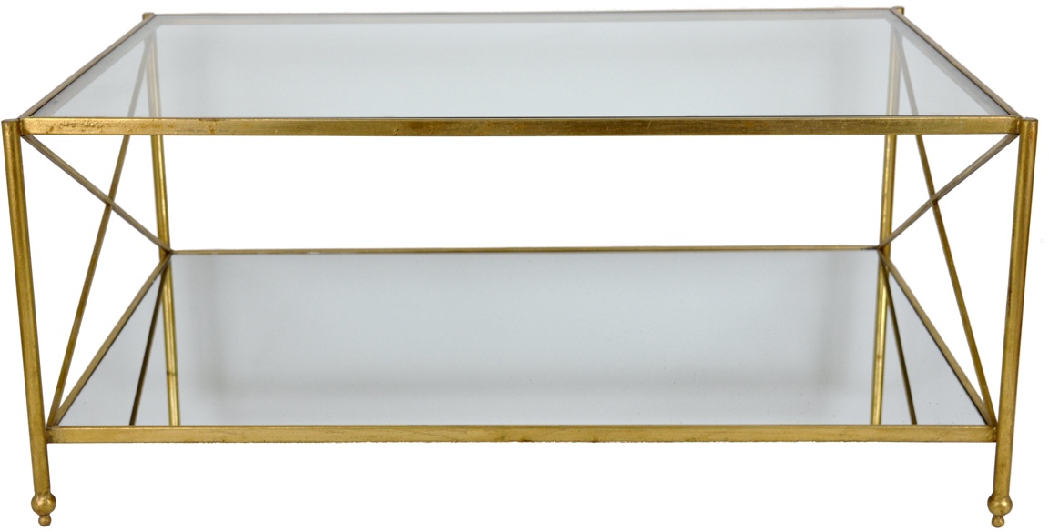 Zeugma Imports® Gold Coffee Table