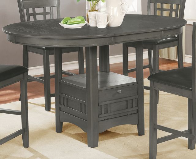 Coaster® Lavon Medium Grey Counter Height Table 1