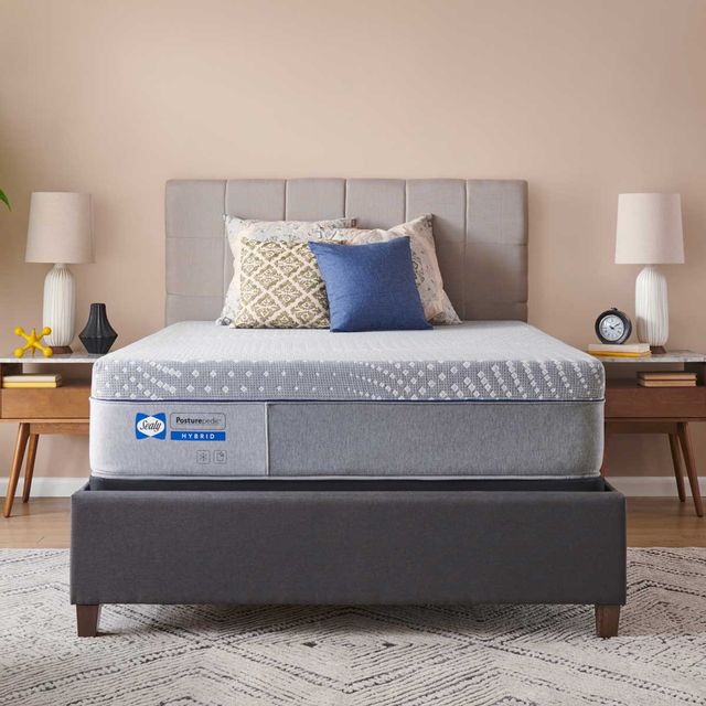 Cal King Sealy Posturepedic Hybrid Lacey 13" Firm Mattress-2