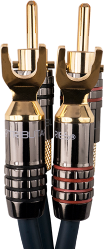 Tributaries® Serires 8 10 Ft. Banana Plugs/Spade Lugs Speaker Cable 2