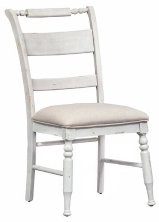 Liberty Whitney Weathered Grey Slat Back Side Chair