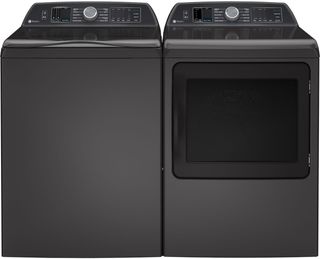PTW705BPTDG | PTD70EBPTDGGE - GE Profile Top Load Laundry Pair with a 5.3 Cu Ft Washer with Agitator and a 7.4 Cu Ft Dryer