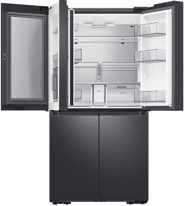 Samsung 28.6 Cu. Ft. Fingerprint Resistant Black Stainless Steel French Door Refrigerator 5