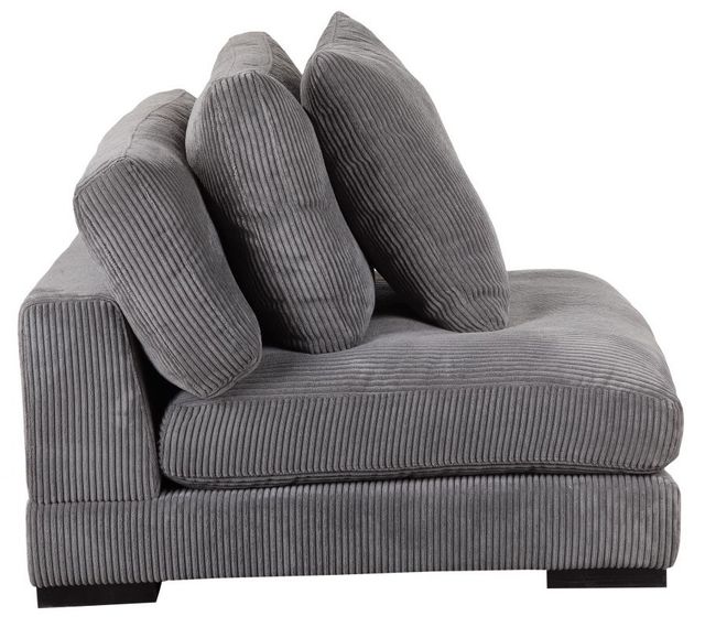 Moe's Home Collection Tumble Charcoal Slipper Chair
