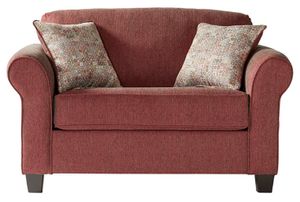 Hughes Furniture 1750SLP Tully Crimson Cuddle Sleeper