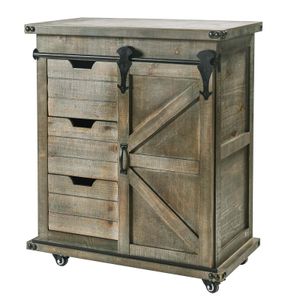 Style Craft Cabinet With Barn Door