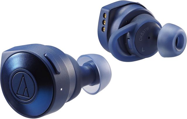 Audio-Technica Blue Solid Bass Wireless In-Ear Headphones