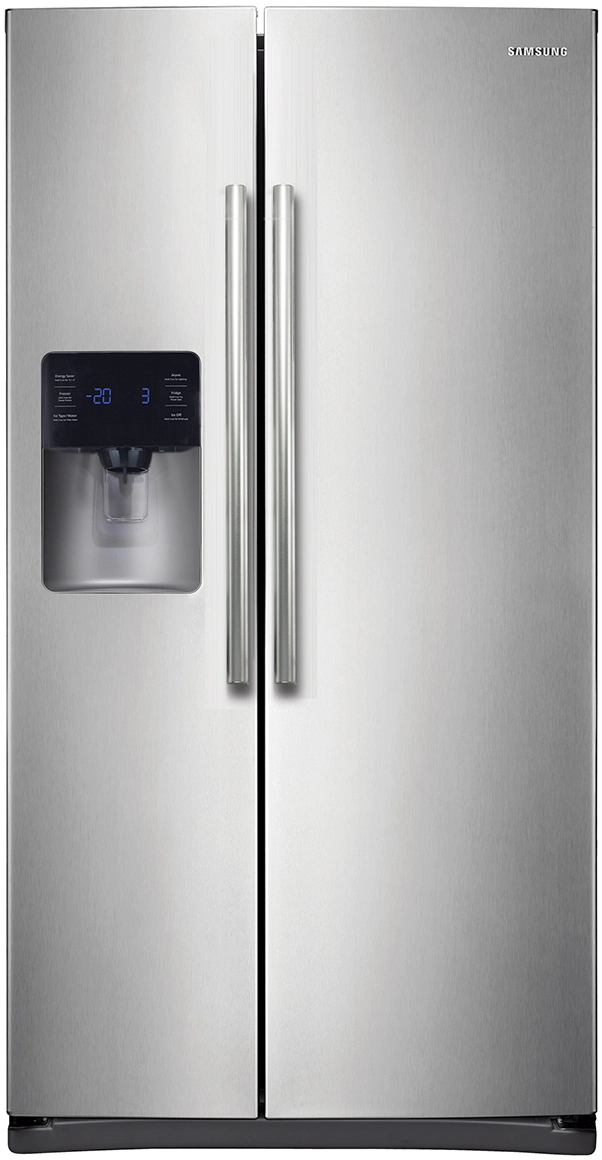 Samsung 24.5 Cu. Ft. Side-By-Side Refrigerator-Stainless Steel
