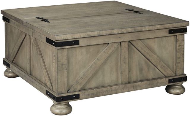 Signature Design by Ashley® Aldwin Gray Coffee Table with Lift Top Storage