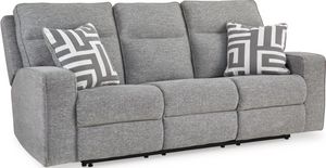 Signature Design by Ashley® Biscoe Pewter Power Reclining Sofa