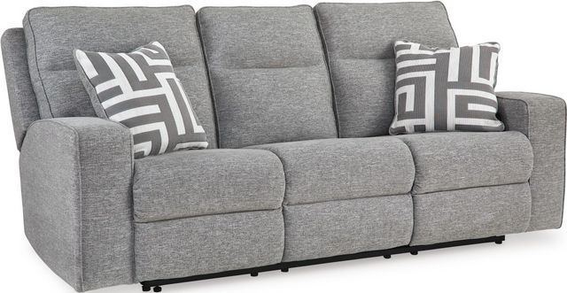 Signature Design by Ashley® Biscoe Pewter Power Reclining Sofa-0
