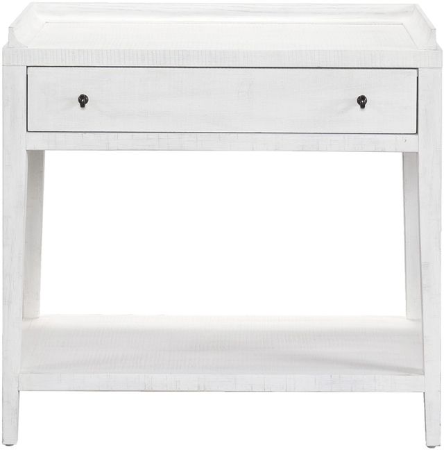 Universal Explore Home™ Modern Farmhouse Rylie White Nightstand-2