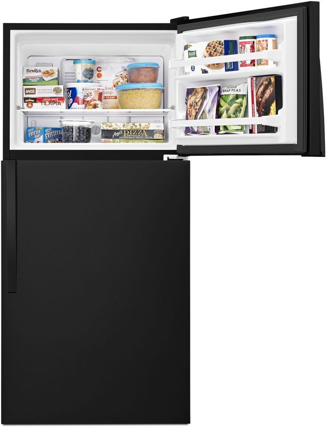 Whirlpool® 18.2 Cu. Ft. Top Freezer Refrigerator-Black 15