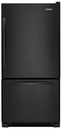 KitchenAid® Architect® Series II 19. Cu. Ft. Bottom Freezer Refrigerator-Black 0