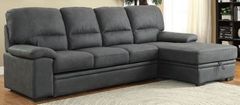 Furniture of America® Alcester 2-Piece Graphite Sectional